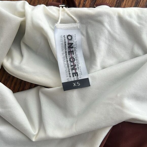 Oneone Swim x Free People Thalya One Piece Swimsuit in Brown - Picture 6 of 7